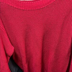 Women's Red Sweater